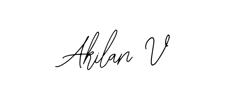 You can use this online signature creator to create a handwritten signature for the name Akilan V. This is the best online autograph maker. Akilan V signature style 12 images and pictures png