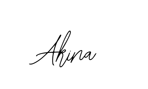How to make Akina signature? Bearetta-2O07w is a professional autograph style. Create handwritten signature for Akina name. Akina signature style 12 images and pictures png