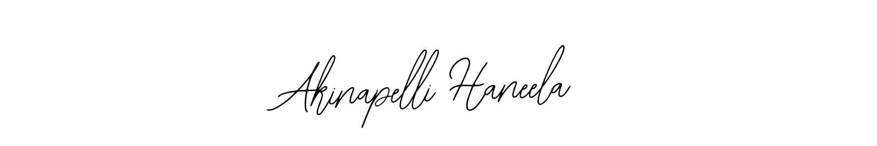 Create a beautiful signature design for name Akinapelli Haneela. With this signature (Bearetta-2O07w) fonts, you can make a handwritten signature for free. Akinapelli Haneela signature style 12 images and pictures png