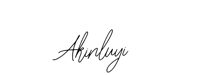How to make Akinluyi name signature. Use Bearetta-2O07w style for creating short signs online. This is the latest handwritten sign. Akinluyi signature style 12 images and pictures png