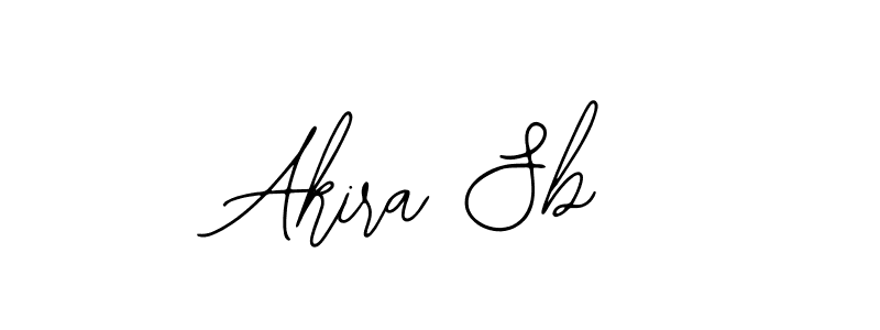 You should practise on your own different ways (Bearetta-2O07w) to write your name (Akira Sb) in signature. don't let someone else do it for you. Akira Sb signature style 12 images and pictures png