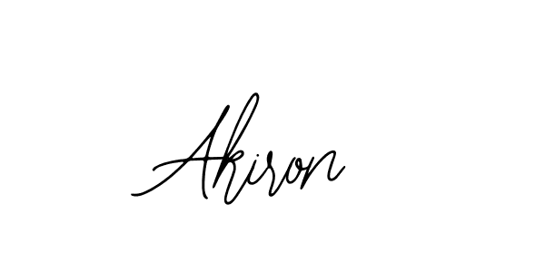 Design your own signature with our free online signature maker. With this signature software, you can create a handwritten (Bearetta-2O07w) signature for name Akiron. Akiron signature style 12 images and pictures png