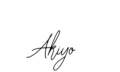 You should practise on your own different ways (Bearetta-2O07w) to write your name (Akiyo) in signature. don't let someone else do it for you. Akiyo signature style 12 images and pictures png