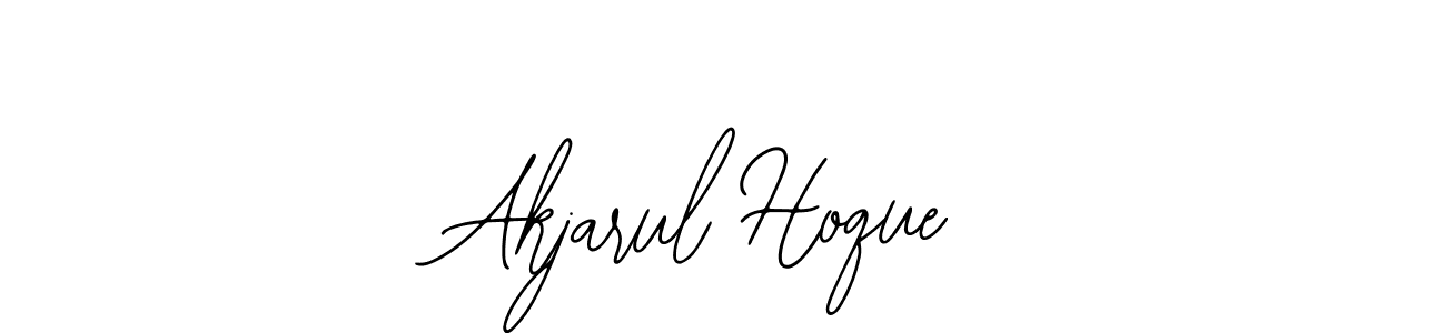 You should practise on your own different ways (Bearetta-2O07w) to write your name (Akjarul Hoque) in signature. don't let someone else do it for you. Akjarul Hoque signature style 12 images and pictures png