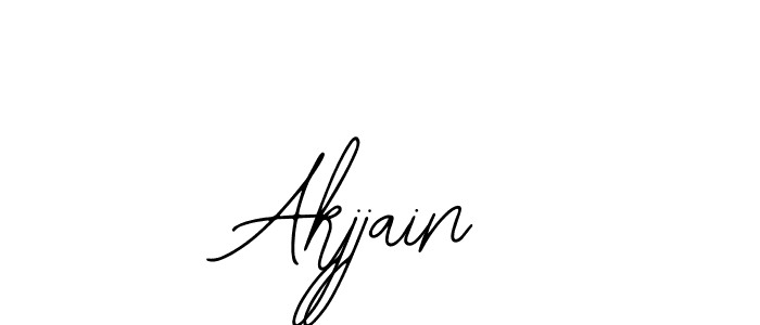 Design your own signature with our free online signature maker. With this signature software, you can create a handwritten (Bearetta-2O07w) signature for name Akjjain. Akjjain signature style 12 images and pictures png
