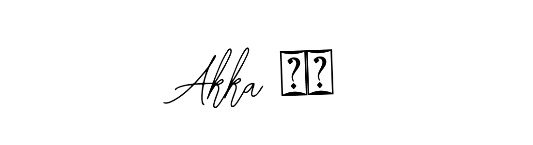 How to make Akka ❤️ signature? Bearetta-2O07w is a professional autograph style. Create handwritten signature for Akka ❤️ name. Akka ❤️ signature style 12 images and pictures png