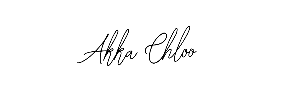 Bearetta-2O07w is a professional signature style that is perfect for those who want to add a touch of class to their signature. It is also a great choice for those who want to make their signature more unique. Get Akka Chloo name to fancy signature for free. Akka Chloo signature style 12 images and pictures png