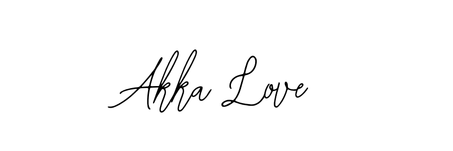 Similarly Bearetta-2O07w is the best handwritten signature design. Signature creator online .You can use it as an online autograph creator for name Akka Love. Akka Love signature style 12 images and pictures png