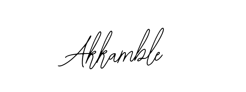 The best way (Bearetta-2O07w) to make a short signature is to pick only two or three words in your name. The name Akkamble include a total of six letters. For converting this name. Akkamble signature style 12 images and pictures png