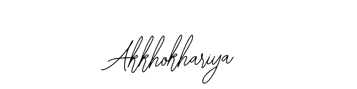 Also You can easily find your signature by using the search form. We will create Akkhokhariya name handwritten signature images for you free of cost using Bearetta-2O07w sign style. Akkhokhariya signature style 12 images and pictures png
