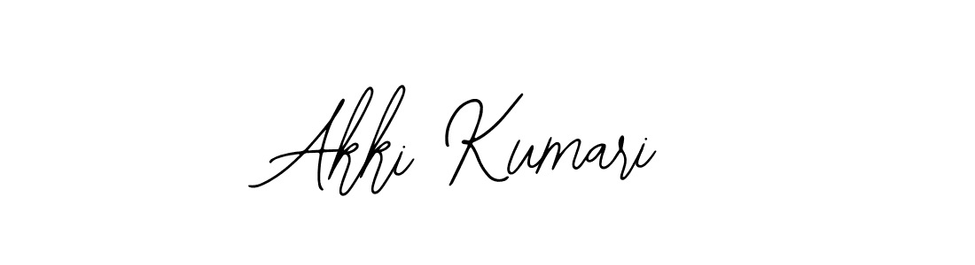 You should practise on your own different ways (Bearetta-2O07w) to write your name (Akki Kumari) in signature. don't let someone else do it for you. Akki Kumari signature style 12 images and pictures png