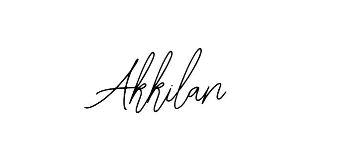 Design your own signature with our free online signature maker. With this signature software, you can create a handwritten (Bearetta-2O07w) signature for name Akkilan. Akkilan signature style 12 images and pictures png