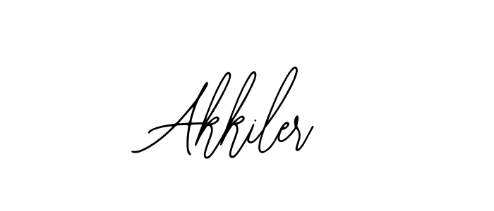 Similarly Bearetta-2O07w is the best handwritten signature design. Signature creator online .You can use it as an online autograph creator for name Akkiler. Akkiler signature style 12 images and pictures png