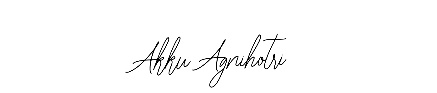Also we have Akku Agnihotri name is the best signature style. Create professional handwritten signature collection using Bearetta-2O07w autograph style. Akku Agnihotri signature style 12 images and pictures png