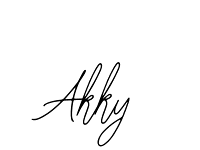 The best way (Bearetta-2O07w) to make a short signature is to pick only two or three words in your name. The name Akky include a total of six letters. For converting this name. Akky signature style 12 images and pictures png