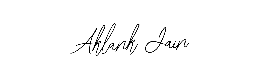 How to make Aklank Jain signature? Bearetta-2O07w is a professional autograph style. Create handwritten signature for Aklank Jain name. Aklank Jain signature style 12 images and pictures png