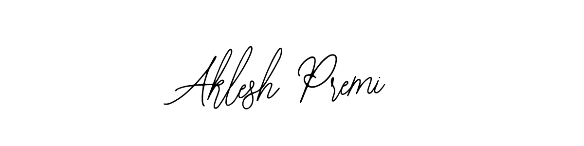 Use a signature maker to create a handwritten signature online. With this signature software, you can design (Bearetta-2O07w) your own signature for name Aklesh Premi. Aklesh Premi signature style 12 images and pictures png