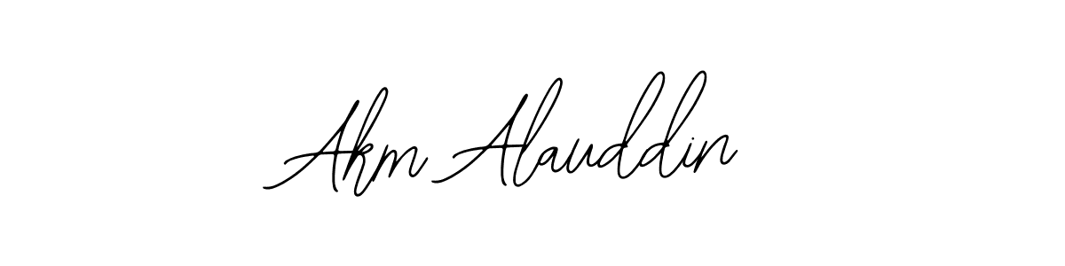 You should practise on your own different ways (Bearetta-2O07w) to write your name (Akm Alauddin) in signature. don't let someone else do it for you. Akm Alauddin signature style 12 images and pictures png