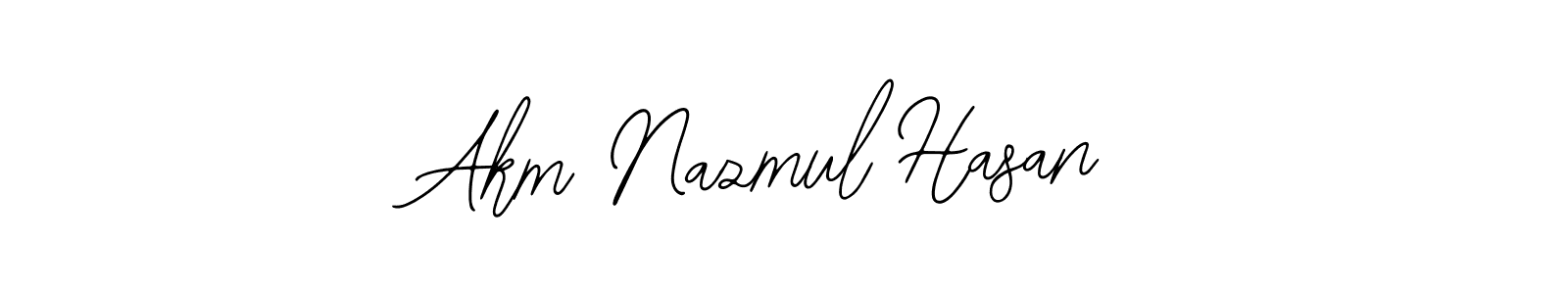 Create a beautiful signature design for name Akm Nazmul Hasan. With this signature (Bearetta-2O07w) fonts, you can make a handwritten signature for free. Akm Nazmul Hasan signature style 12 images and pictures png