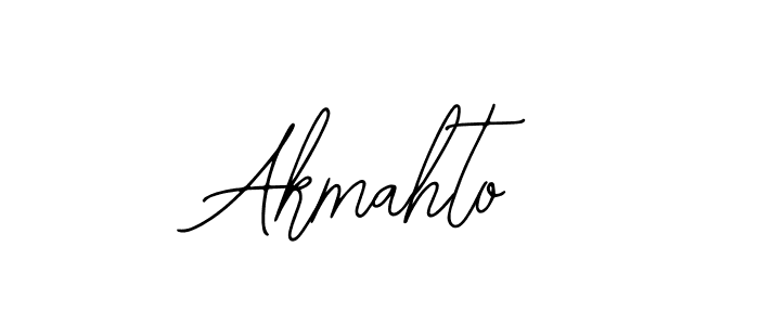 Make a beautiful signature design for name Akmahto. With this signature (Bearetta-2O07w) style, you can create a handwritten signature for free. Akmahto signature style 12 images and pictures png