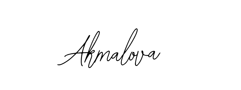 Make a beautiful signature design for name Akmalova. With this signature (Bearetta-2O07w) style, you can create a handwritten signature for free. Akmalova signature style 12 images and pictures png