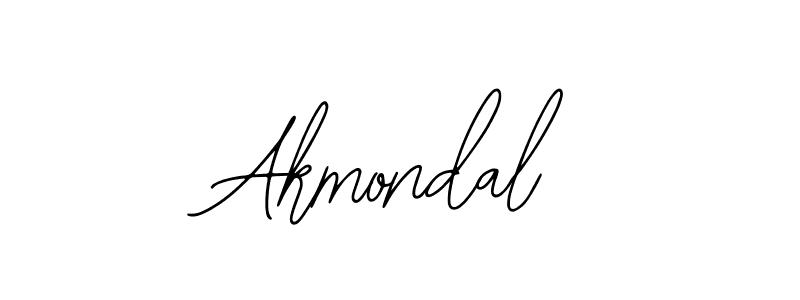 Also we have Akmondal name is the best signature style. Create professional handwritten signature collection using Bearetta-2O07w autograph style. Akmondal signature style 12 images and pictures png