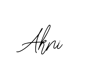 Make a beautiful signature design for name Akni. With this signature (Bearetta-2O07w) style, you can create a handwritten signature for free. Akni signature style 12 images and pictures png