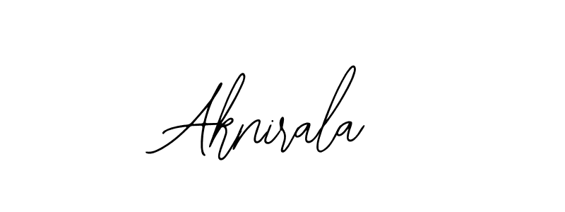 Design your own signature with our free online signature maker. With this signature software, you can create a handwritten (Bearetta-2O07w) signature for name Aknirala. Aknirala signature style 12 images and pictures png