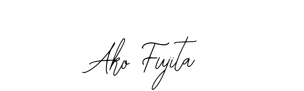 Make a beautiful signature design for name Ako Fujita. With this signature (Bearetta-2O07w) style, you can create a handwritten signature for free. Ako Fujita signature style 12 images and pictures png