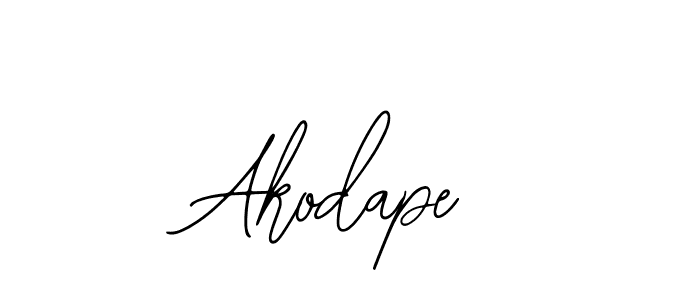 It looks lik you need a new signature style for name Akodape. Design unique handwritten (Bearetta-2O07w) signature with our free signature maker in just a few clicks. Akodape signature style 12 images and pictures png