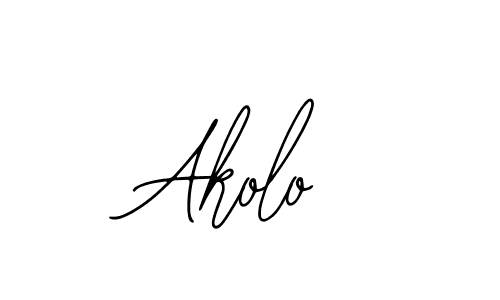 Also You can easily find your signature by using the search form. We will create Akolo name handwritten signature images for you free of cost using Bearetta-2O07w sign style. Akolo signature style 12 images and pictures png