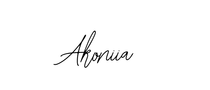 Akoniia stylish signature style. Best Handwritten Sign (Bearetta-2O07w) for my name. Handwritten Signature Collection Ideas for my name Akoniia. Akoniia signature style 12 images and pictures png