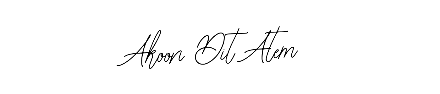 Akoon Dit Atem stylish signature style. Best Handwritten Sign (Bearetta-2O07w) for my name. Handwritten Signature Collection Ideas for my name Akoon Dit Atem. Akoon Dit Atem signature style 12 images and pictures png