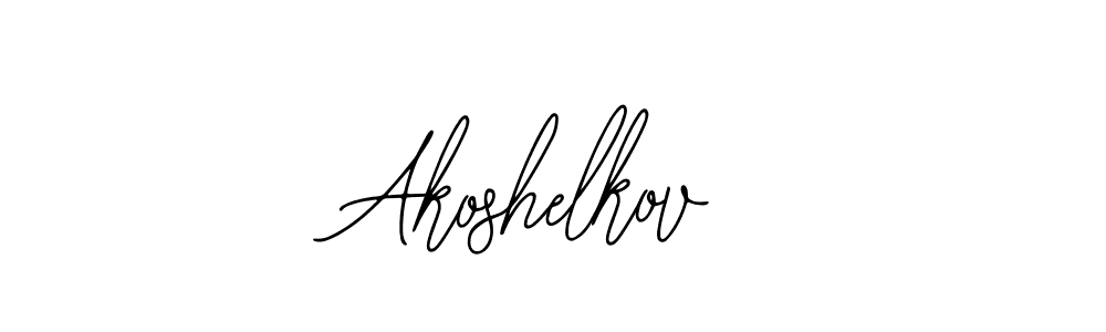 Also You can easily find your signature by using the search form. We will create Akoshelkov name handwritten signature images for you free of cost using Bearetta-2O07w sign style. Akoshelkov signature style 12 images and pictures png