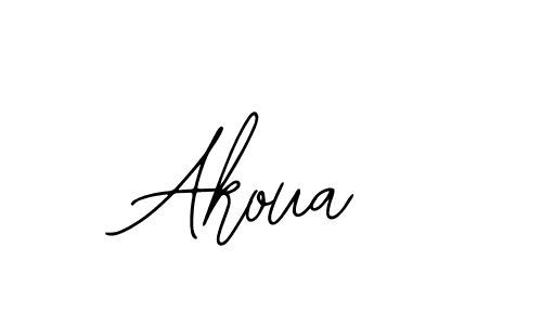 The best way (Bearetta-2O07w) to make a short signature is to pick only two or three words in your name. The name Akoua include a total of six letters. For converting this name. Akoua signature style 12 images and pictures png