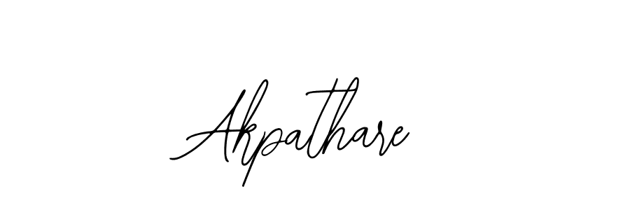 Also we have Akpathare name is the best signature style. Create professional handwritten signature collection using Bearetta-2O07w autograph style. Akpathare signature style 12 images and pictures png