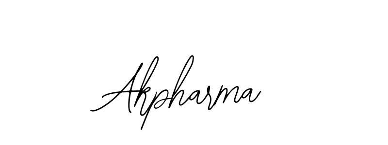 The best way (Bearetta-2O07w) to make a short signature is to pick only two or three words in your name. The name Akpharma include a total of six letters. For converting this name. Akpharma signature style 12 images and pictures png