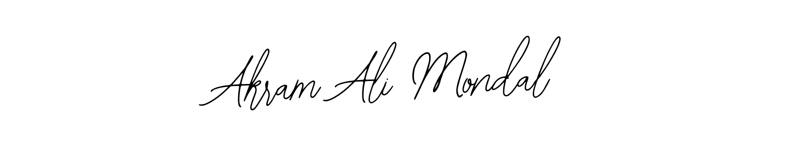 Create a beautiful signature design for name Akram Ali Mondal. With this signature (Bearetta-2O07w) fonts, you can make a handwritten signature for free. Akram Ali Mondal signature style 12 images and pictures png