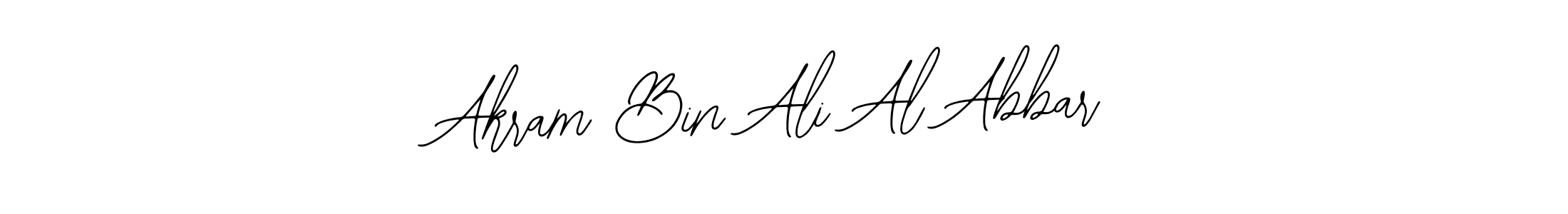 Make a short Akram Bin Ali Al Abbar signature style. Manage your documents anywhere anytime using Bearetta-2O07w. Create and add eSignatures, submit forms, share and send files easily. Akram Bin Ali Al Abbar signature style 12 images and pictures png
