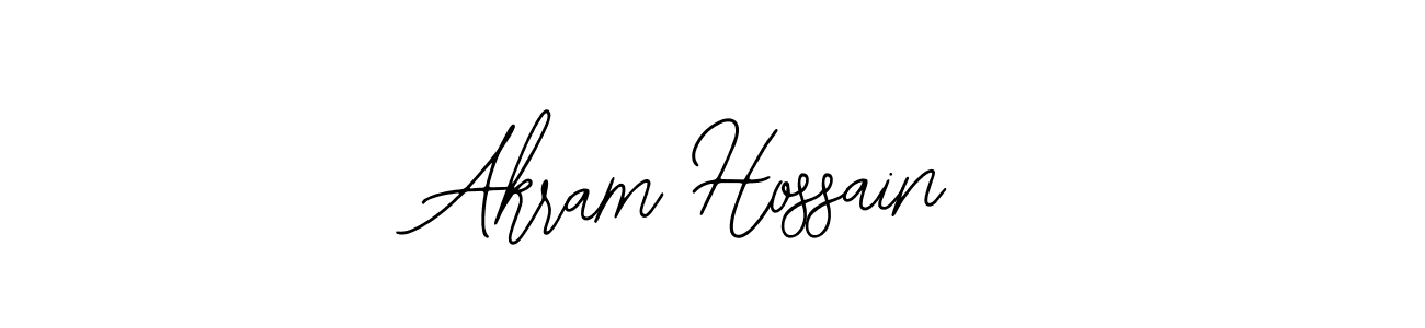 The best way (Bearetta-2O07w) to make a short signature is to pick only two or three words in your name. The name Akram Hossain include a total of six letters. For converting this name. Akram Hossain signature style 12 images and pictures png