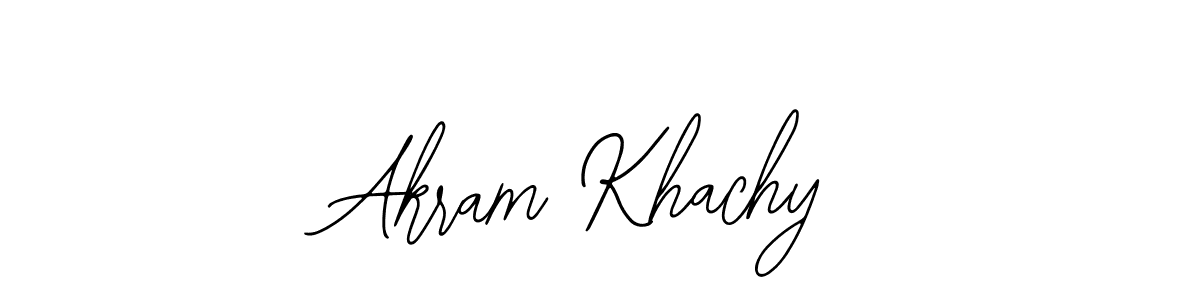 This is the best signature style for the Akram Khachy name. Also you like these signature font (Bearetta-2O07w). Mix name signature. Akram Khachy signature style 12 images and pictures png