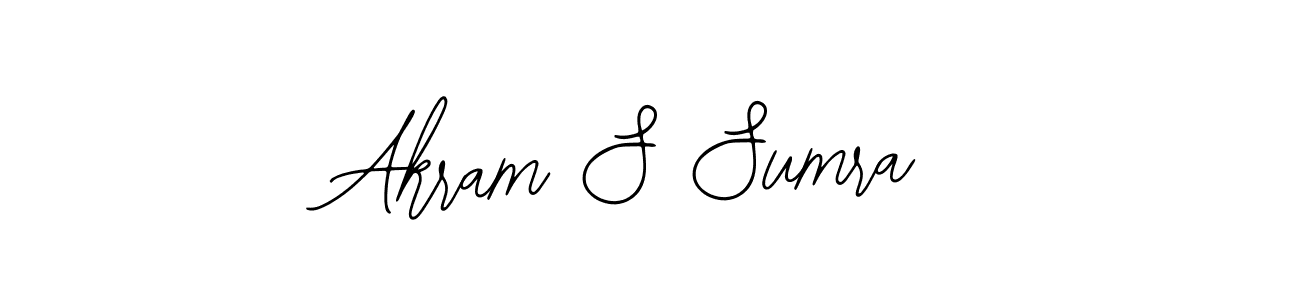 You should practise on your own different ways (Bearetta-2O07w) to write your name (Akram S Sumra) in signature. don't let someone else do it for you. Akram S Sumra signature style 12 images and pictures png