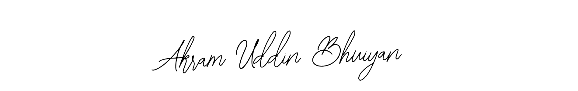 Use a signature maker to create a handwritten signature online. With this signature software, you can design (Bearetta-2O07w) your own signature for name Akram Uddin Bhuiyan. Akram Uddin Bhuiyan signature style 12 images and pictures png