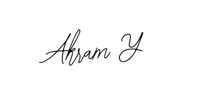 Also we have Akram Y name is the best signature style. Create professional handwritten signature collection using Bearetta-2O07w autograph style. Akram Y signature style 12 images and pictures png