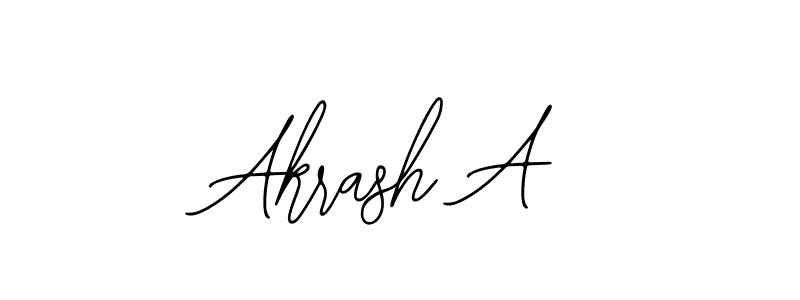 How to Draw Akrash A signature style? Bearetta-2O07w is a latest design signature styles for name Akrash A. Akrash A signature style 12 images and pictures png