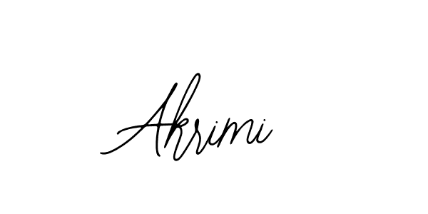 Use a signature maker to create a handwritten signature online. With this signature software, you can design (Bearetta-2O07w) your own signature for name Akrimi. Akrimi signature style 12 images and pictures png