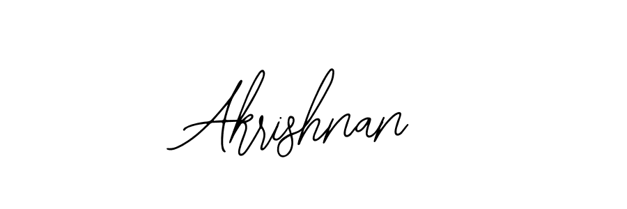 The best way (Bearetta-2O07w) to make a short signature is to pick only two or three words in your name. The name Akrishnan include a total of six letters. For converting this name. Akrishnan signature style 12 images and pictures png