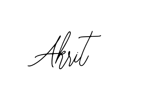 Akrit stylish signature style. Best Handwritten Sign (Bearetta-2O07w) for my name. Handwritten Signature Collection Ideas for my name Akrit. Akrit signature style 12 images and pictures png