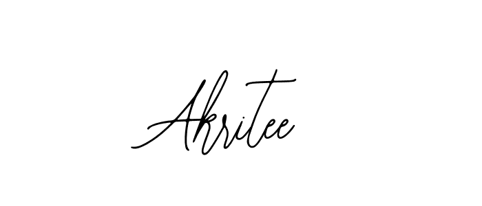 Akritee stylish signature style. Best Handwritten Sign (Bearetta-2O07w) for my name. Handwritten Signature Collection Ideas for my name Akritee. Akritee signature style 12 images and pictures png