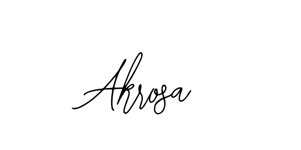 Design your own signature with our free online signature maker. With this signature software, you can create a handwritten (Bearetta-2O07w) signature for name Akrosa. Akrosa signature style 12 images and pictures png